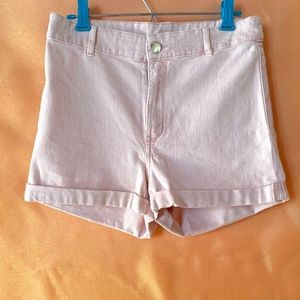 Pink High Waisted Shorts